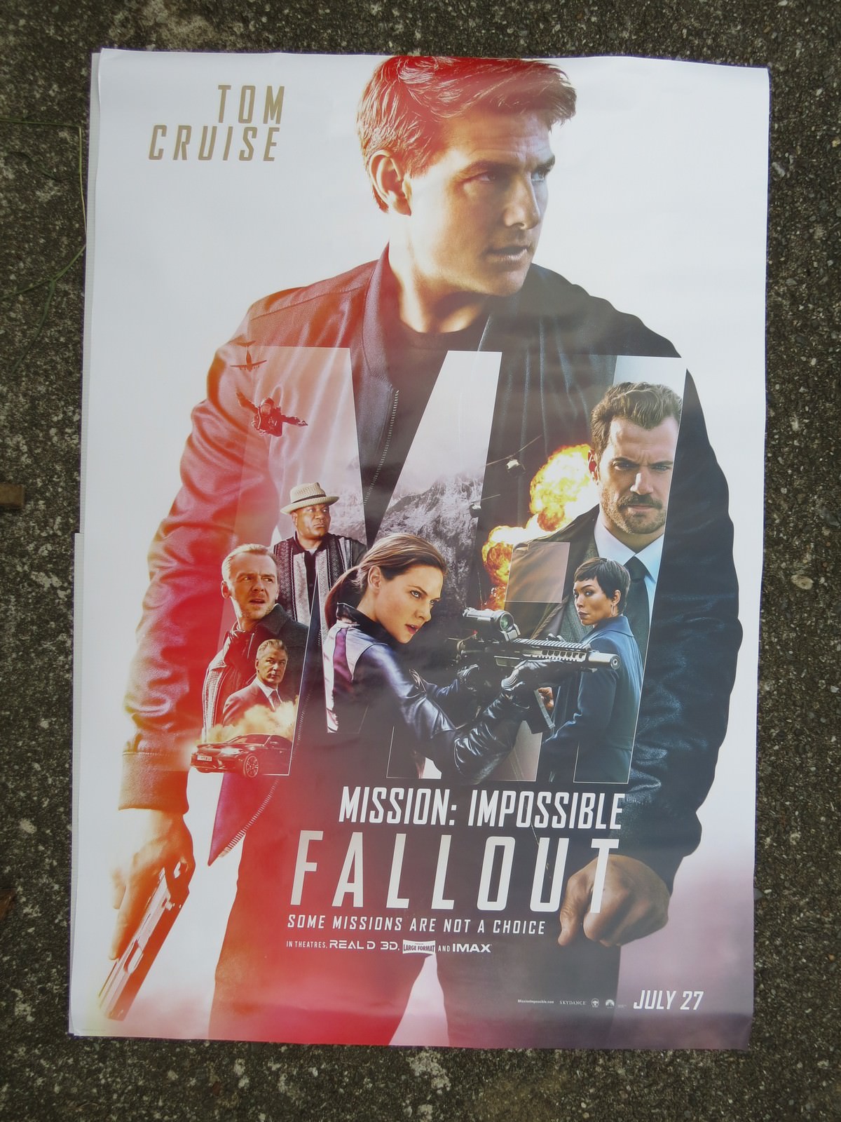 Movie, Mission: Impossible - Fallout(美國, 2018) / 不可能的任務：全面瓦解(台) / 碟中谍6：全面瓦解(中) / 職業特工隊：叛逆之謎(港), 實體海報