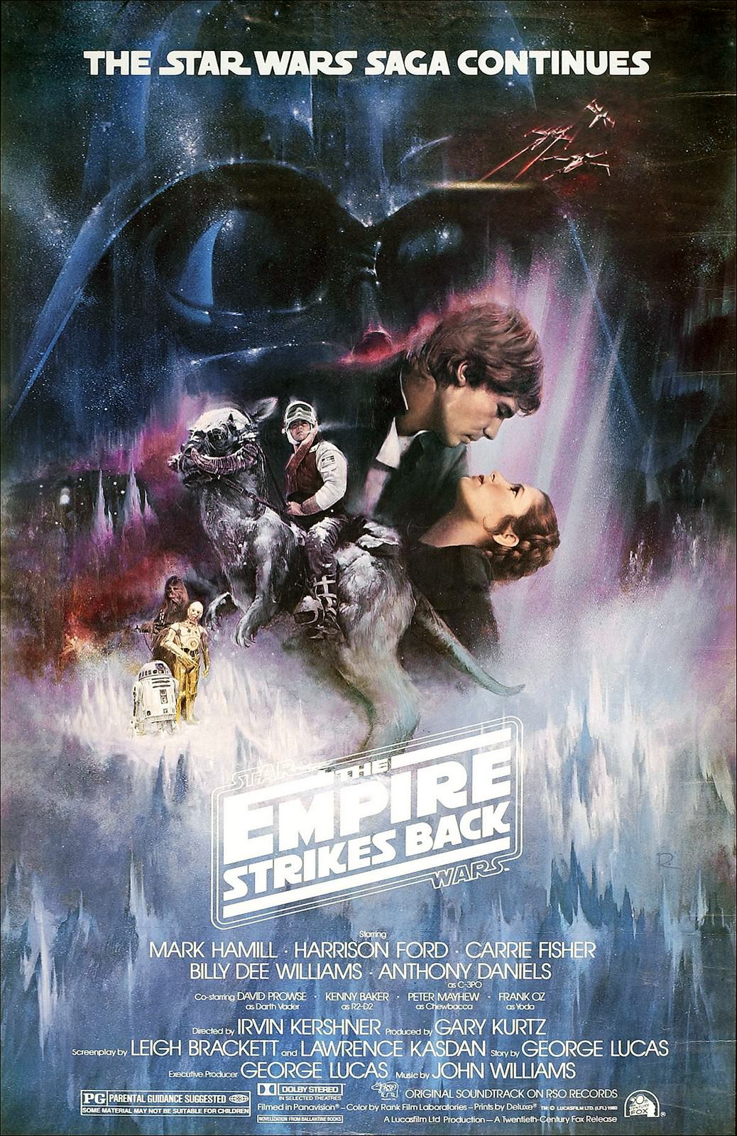 Movie, Star Wars Episode V: The Empire Strikes Back(美國, 1980) / 星際大戰五部曲：帝國大反擊(台灣) / 星球大战V：帝国反击战(中國) / 星球大戰：帝國反擊戰(香港), 電影海報, 美國