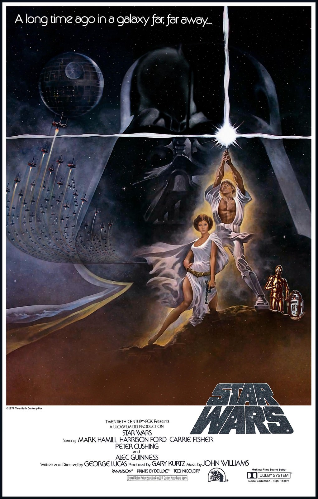 Movie, Star Wars Episode IV: A New Hope(美國, 1977) / 星際大戰四部曲：曙光乍現(台灣) / 星球大战IV：新希望(中國) / 星球大戰：新的希望(香港), 電影海報, 美國