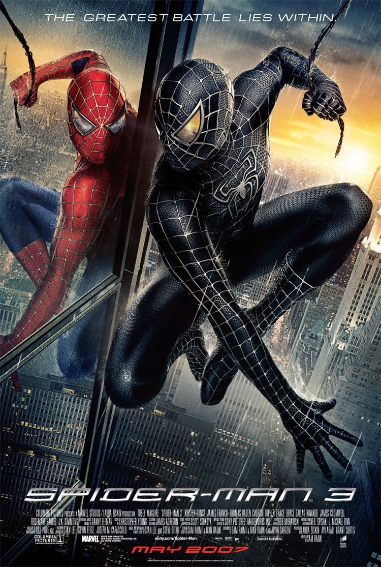 Movie, Spider-Man 3(美國, 2007年) / 蜘蛛人3(台灣) / 蜘蛛侠3(中國) / 蜘蛛俠3(香港), 電影海報, 美國