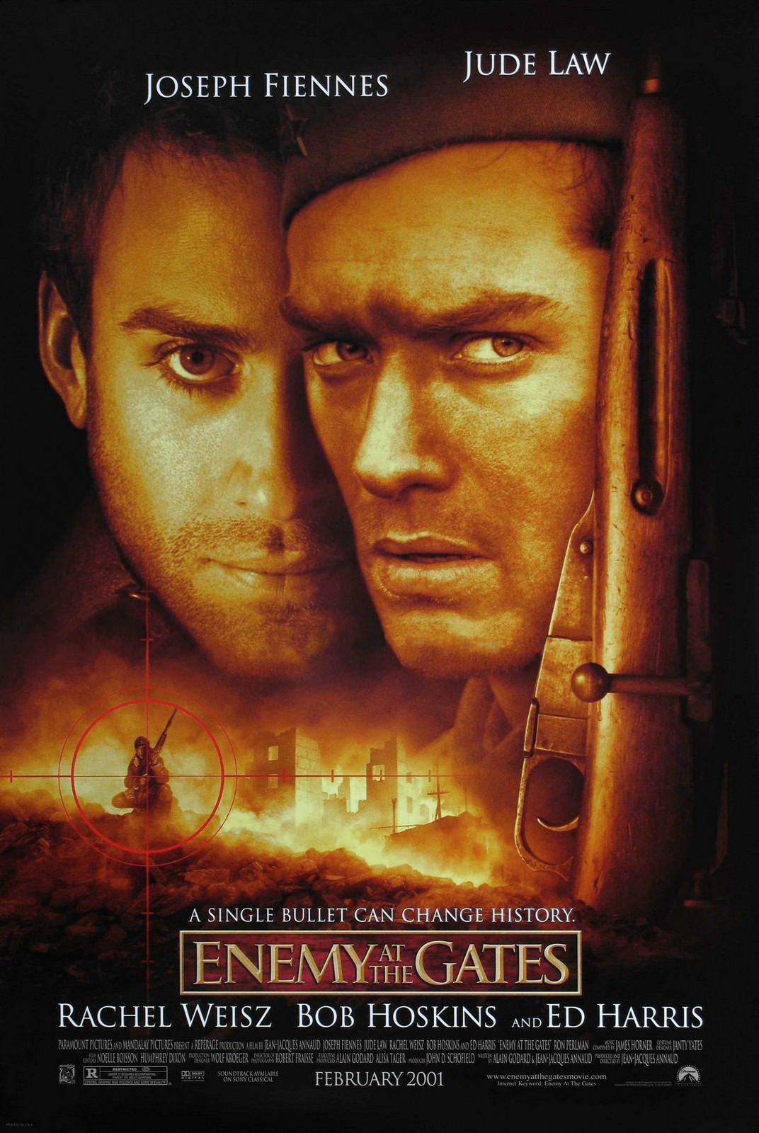 Movie, Enemy at the Gates(美國, 2001年) / 大敵當前(台灣) / 敵對邊緣(香港) / 决战中的较量(中國), 電影海報, 美國