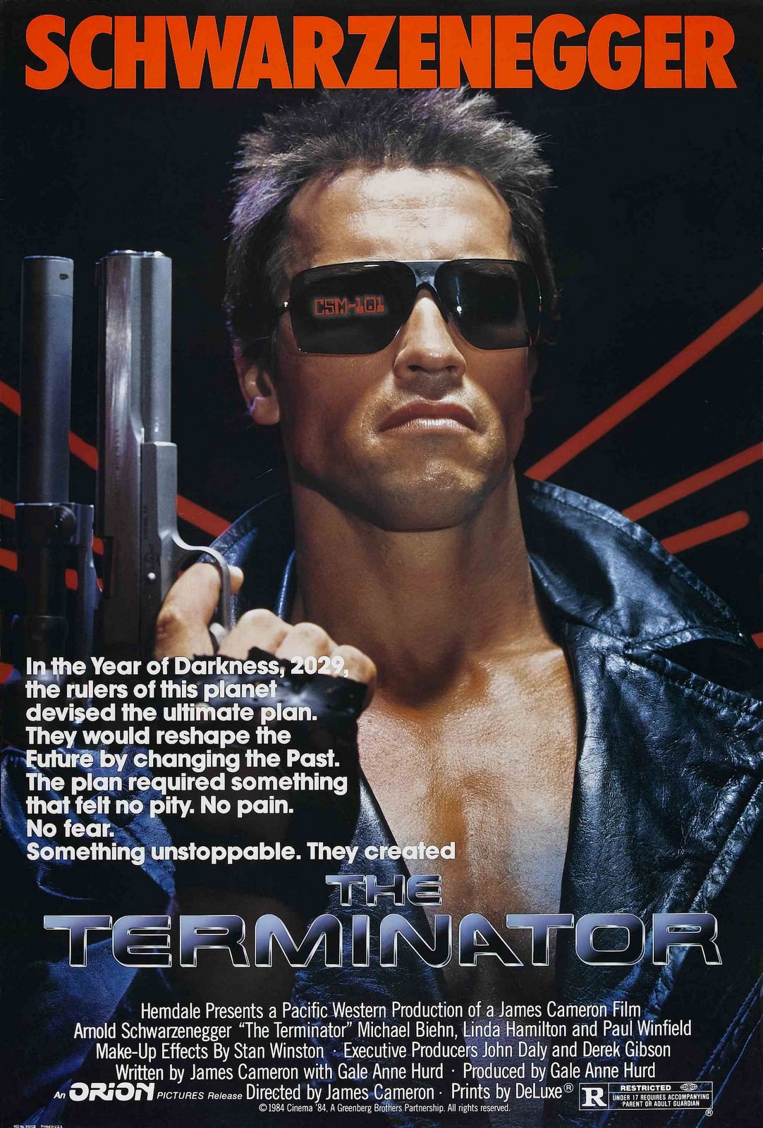 Movie, The Terminator(美國, 1985年) / 魔鬼終結者(台灣) / 未來戰士(香港) / 终结者(網路), 電影海報, 美國