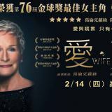 Movie, The Wife(英國, 2017年) / 愛．欺(台灣) / 贤妻(網路), 電影海報, 橫版(奧斯卡公佈入圍名單前)