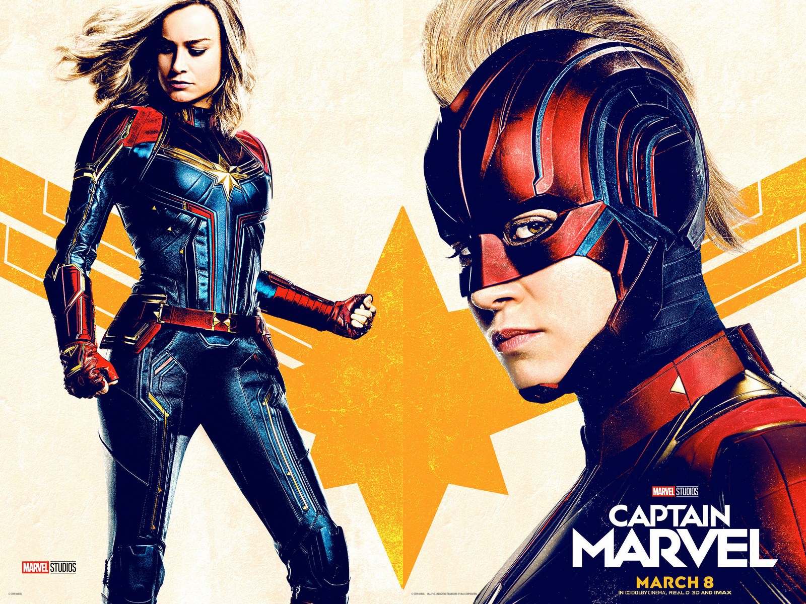 Movie, Captain Marvel(美國, 2019年) / 驚奇隊長(台灣) / 惊奇队长(中國) / Marvel 隊長(香港), 電影海報, 美國, 橫版