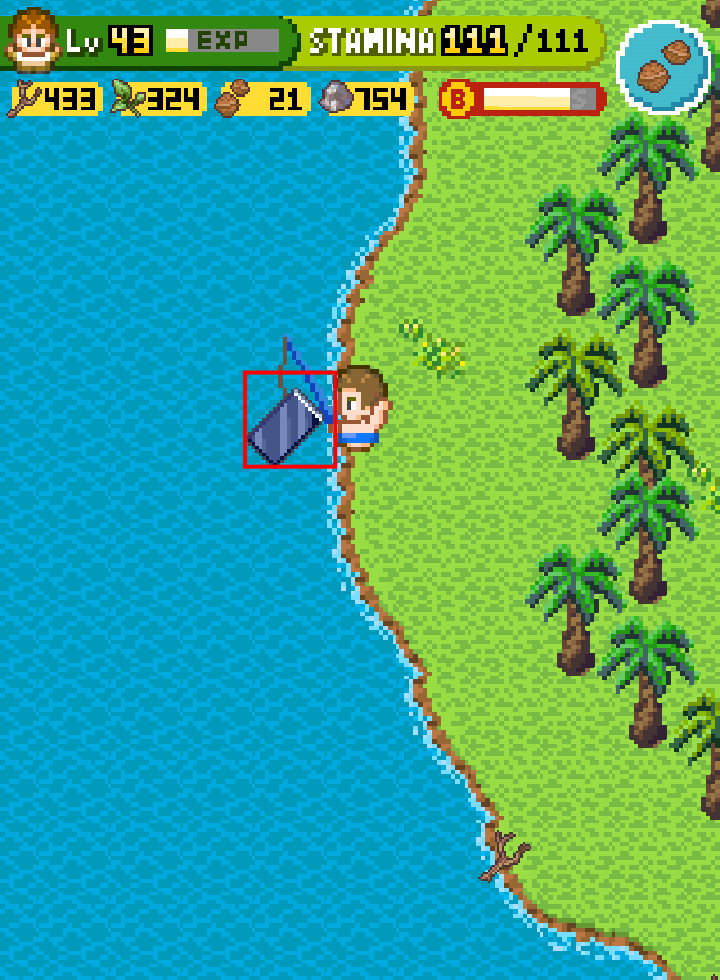 手機遊戲, 無人島大冒險2, 椰子島
