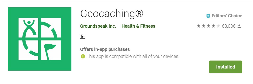 地理藏寶(geocaching), 手機應用程式(APP)